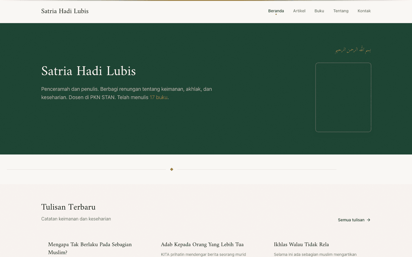 Satria Hadi Lubis screenshot